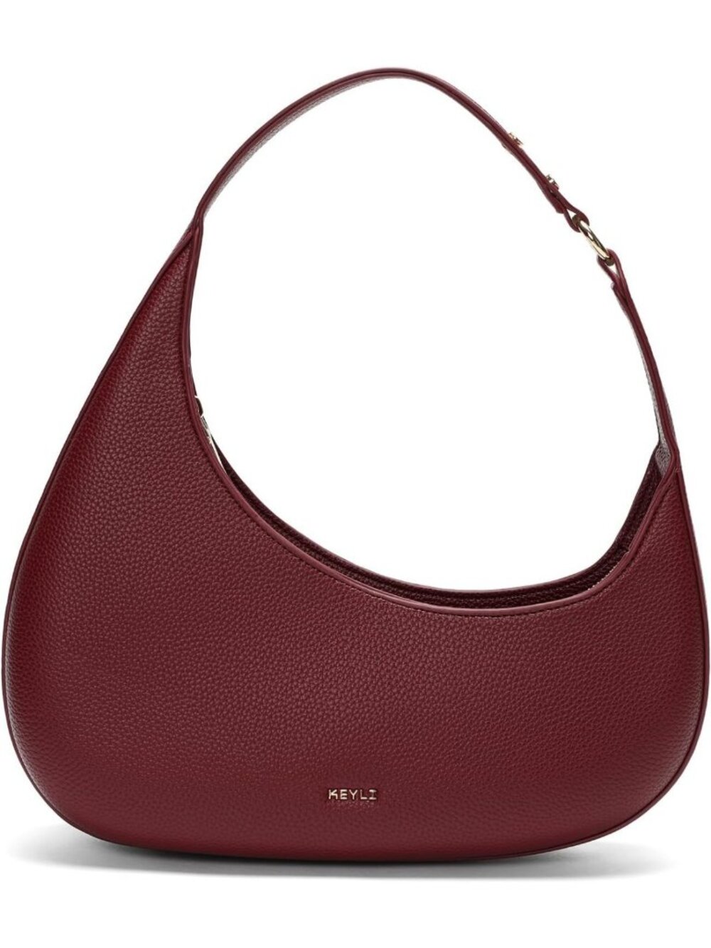 Trendy Casual Leather Shoulder Bag for Women - Lightweight Zipper Clutch Handbag